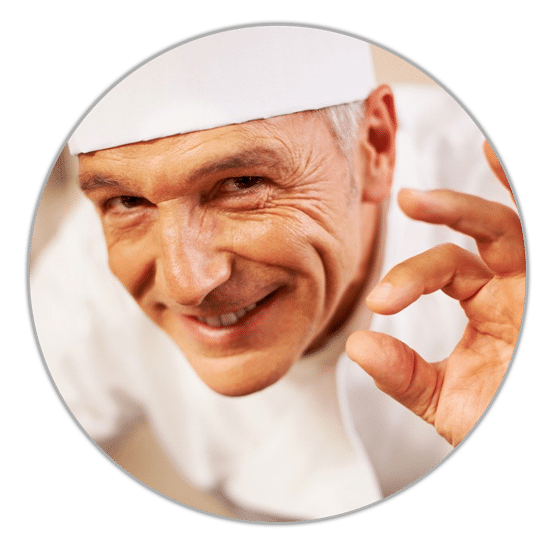 Image d'un chef satisfait